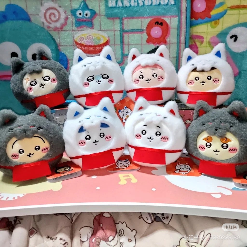 Chiikawa|Fushimi store exclusive Inari Daruma stuffed Plush Dolls/Plush Toy|H125 x W115 approx. x D130 mm