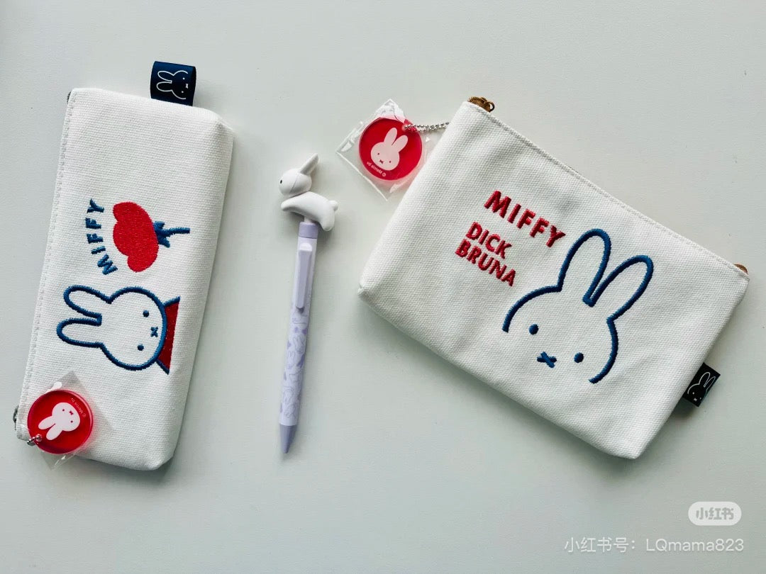Miffy|Canvas Pouch |190×110×30mm approx.