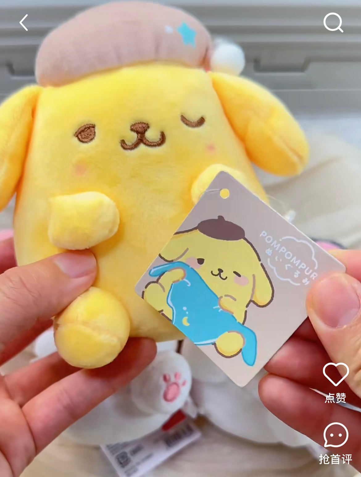 Sanrio|Crux pajamas Plush Dolls/Plush Toy|150×160×80mm approx.