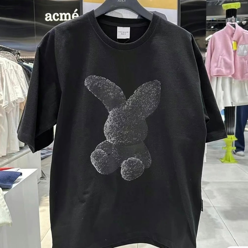 ADLV|fuzzy rabbit 图案纯棉短袖
