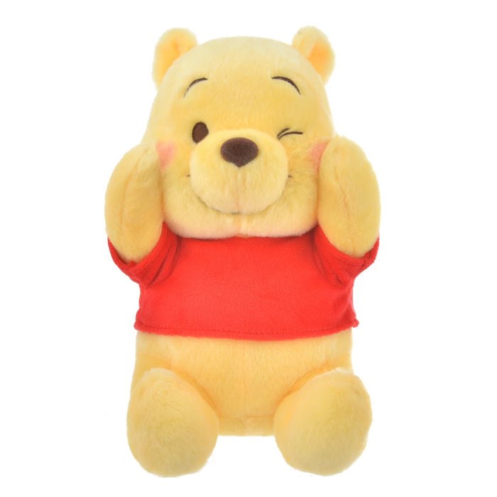 Disney|pooh‘s day 小熊维尼wink公仔/玩偶/手部有磁吸/可变换位置/和其他磁吸公仔互动|高さ約23.5×幅15×奥行き15(cm)