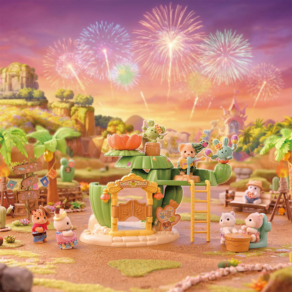 SylvanianFamilies|Amusement Park Series The Fun Showtime at the Cactus House