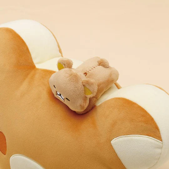 Rilakkuma|Stay with Me Pancake Super Mochimochi Cushion| 230×320×120mm approx.