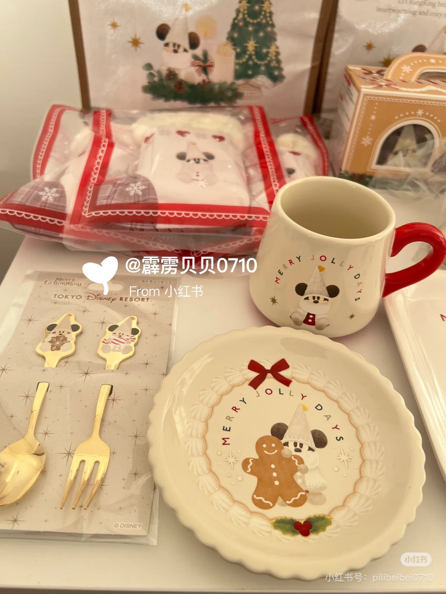 Disney迪士尼 |Merry Lil RingRing Mickey 东迪2024圣诞精灵妖精米奇系列可爱图案马克杯/正反都可爱
