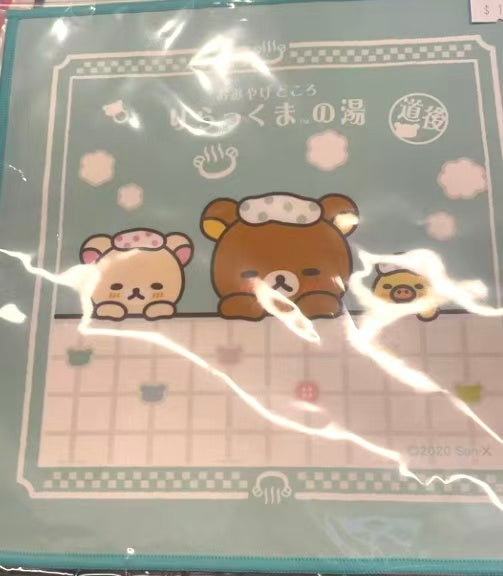 Rilakkuma轻松熊|温泉汤屋限定款可爱毛巾