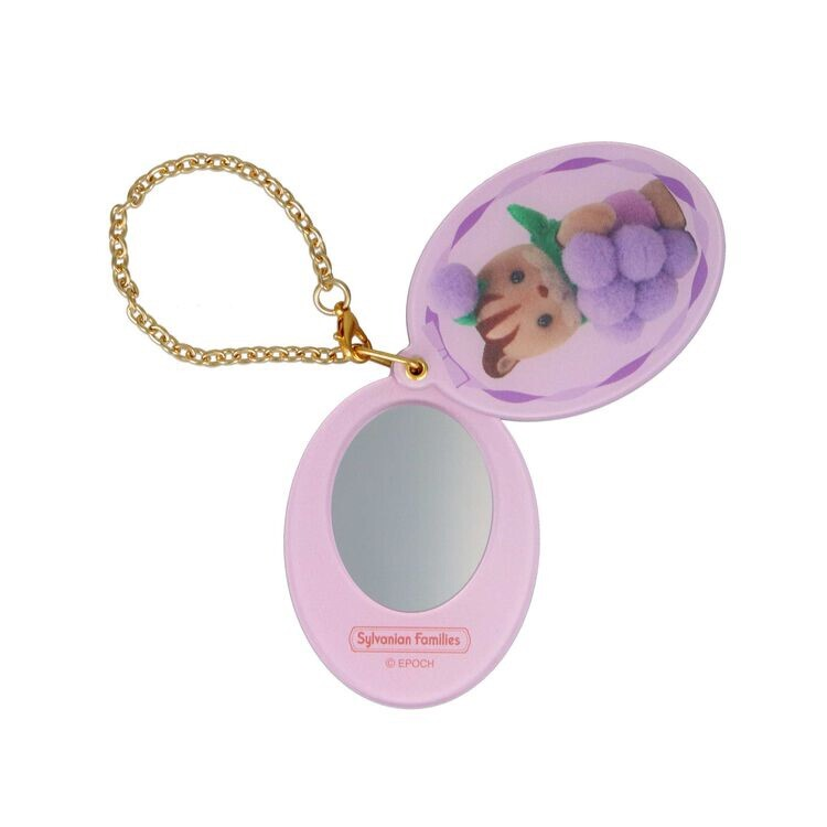 SylvanianFamilies|Baby Fruit Slide Mirror Keychain