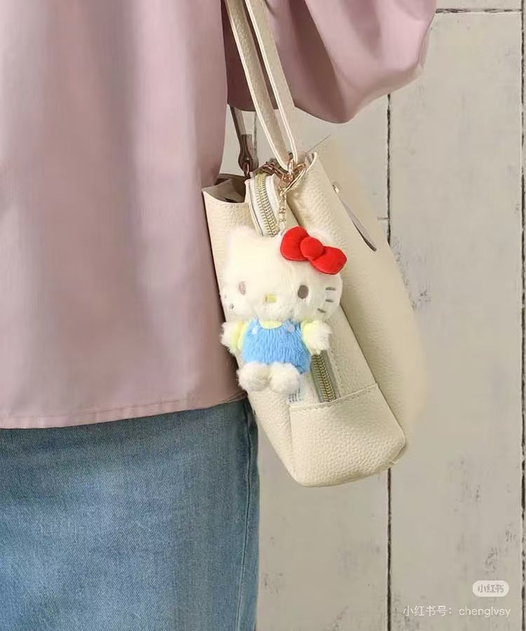 Sanrio|bleu bleuet Mascot Holder /Plush Keychain|11x9x12cm approx.