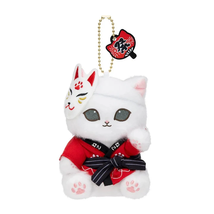 Mofusand|Wasshoi Festival Cat Mascot Holder /Plush Keychain|H125×W80×D90mm approx.