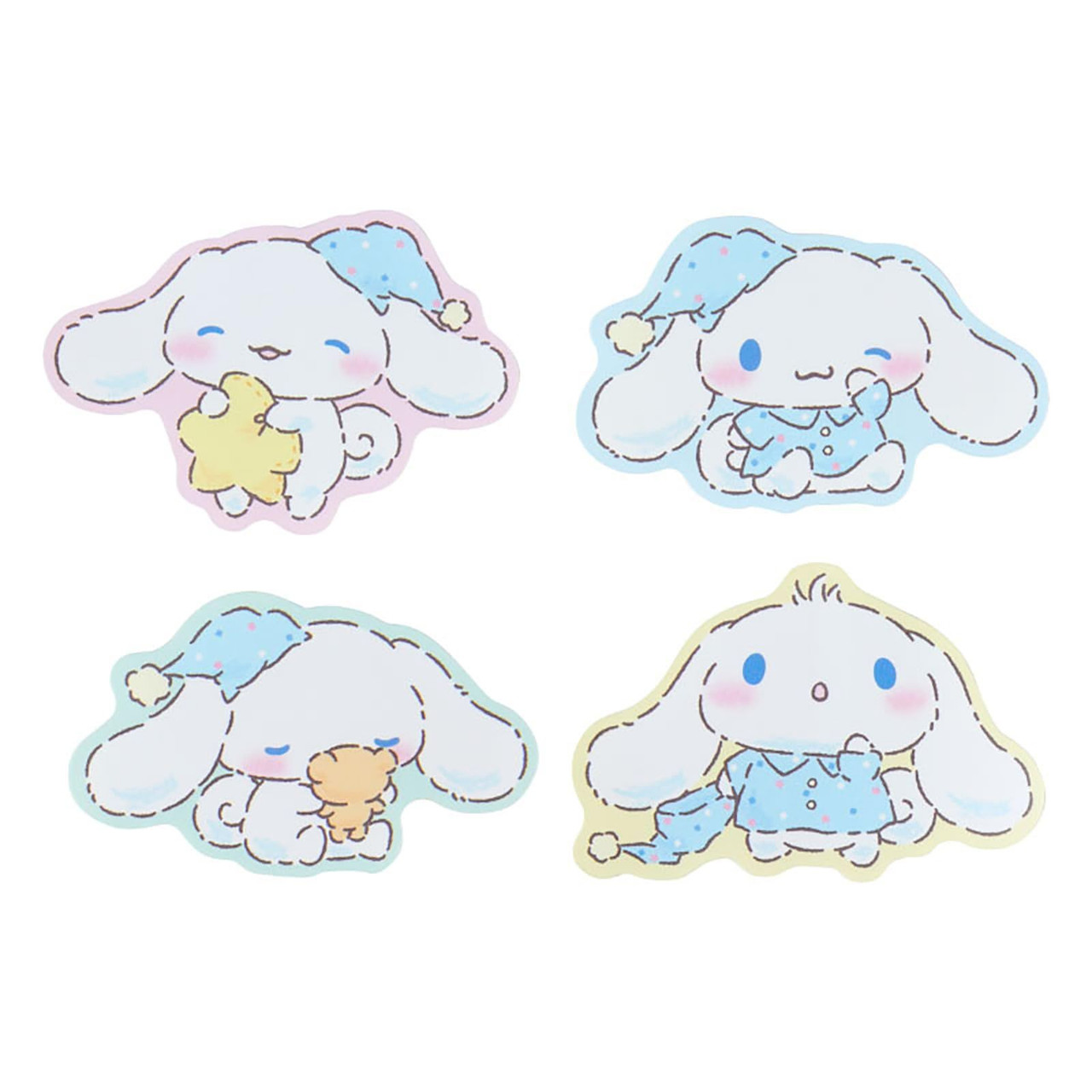 Sanrio三丽鸥|Cinnamoroll Sticker Set / Sleepy Time玉桂狗甜梦系列困困大耳狗可爱造型贴纸套装|约20张