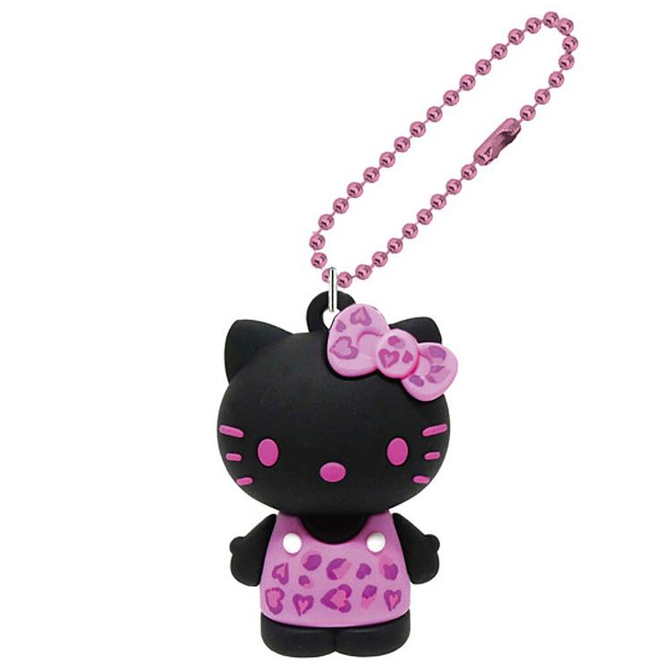 HelloKitty| PVC Leopard Print Series Keychain/Keyring|H45 x W30 x D25mm approx.