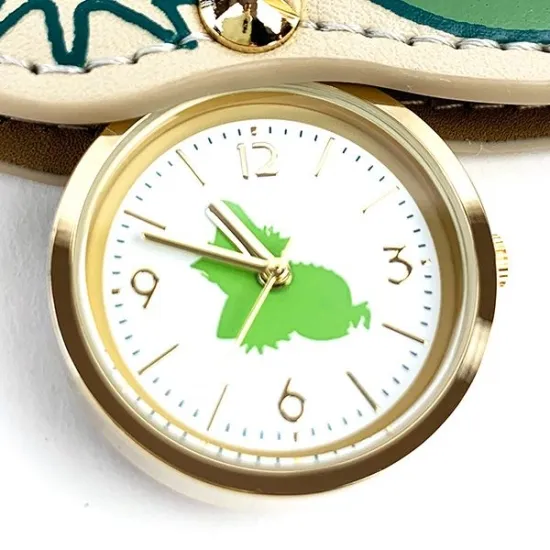 Moomin|A strap keychain watch with a die-cut pouch watch|17.5cm 9×7.5cm approx.