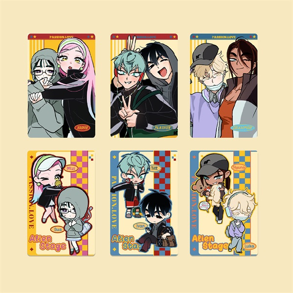 Alien Stage|Partner Series Card Set|5.3 cm × 5.6 cm approx.