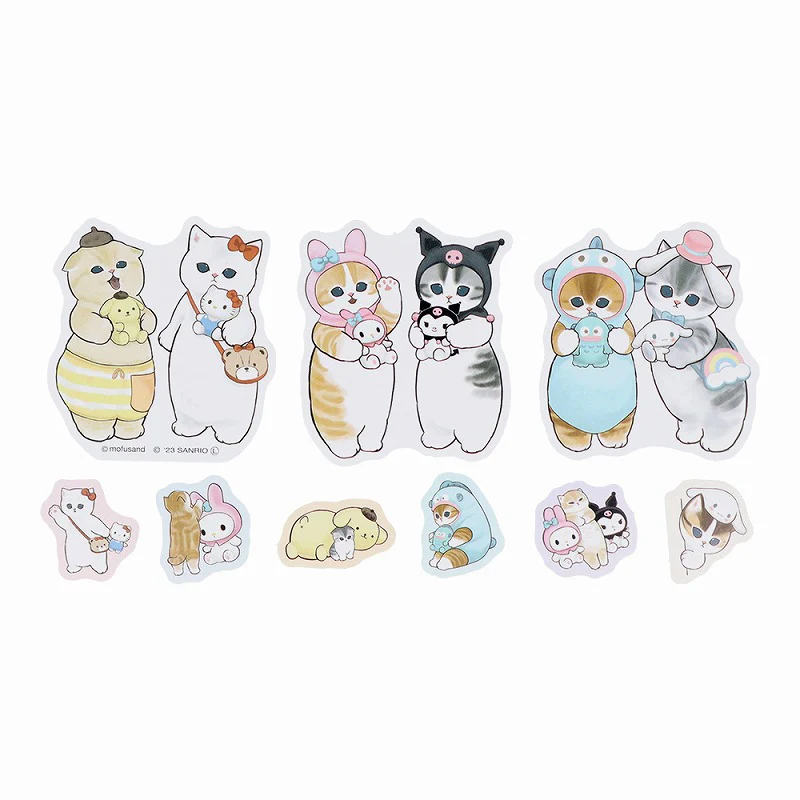 Mofusand|Sanrio × Mofusand Sticker Set|10×0.2×11cm approx.