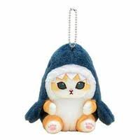 Mofusand| Potopeto Shark Nyan Mascot keychain| H130 x W110 x D130mm approx.