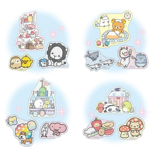 SANX|San-X Universe "San-x Town" Secret Sticker Collection mystery bag/blind box/All 12 types|1pcs