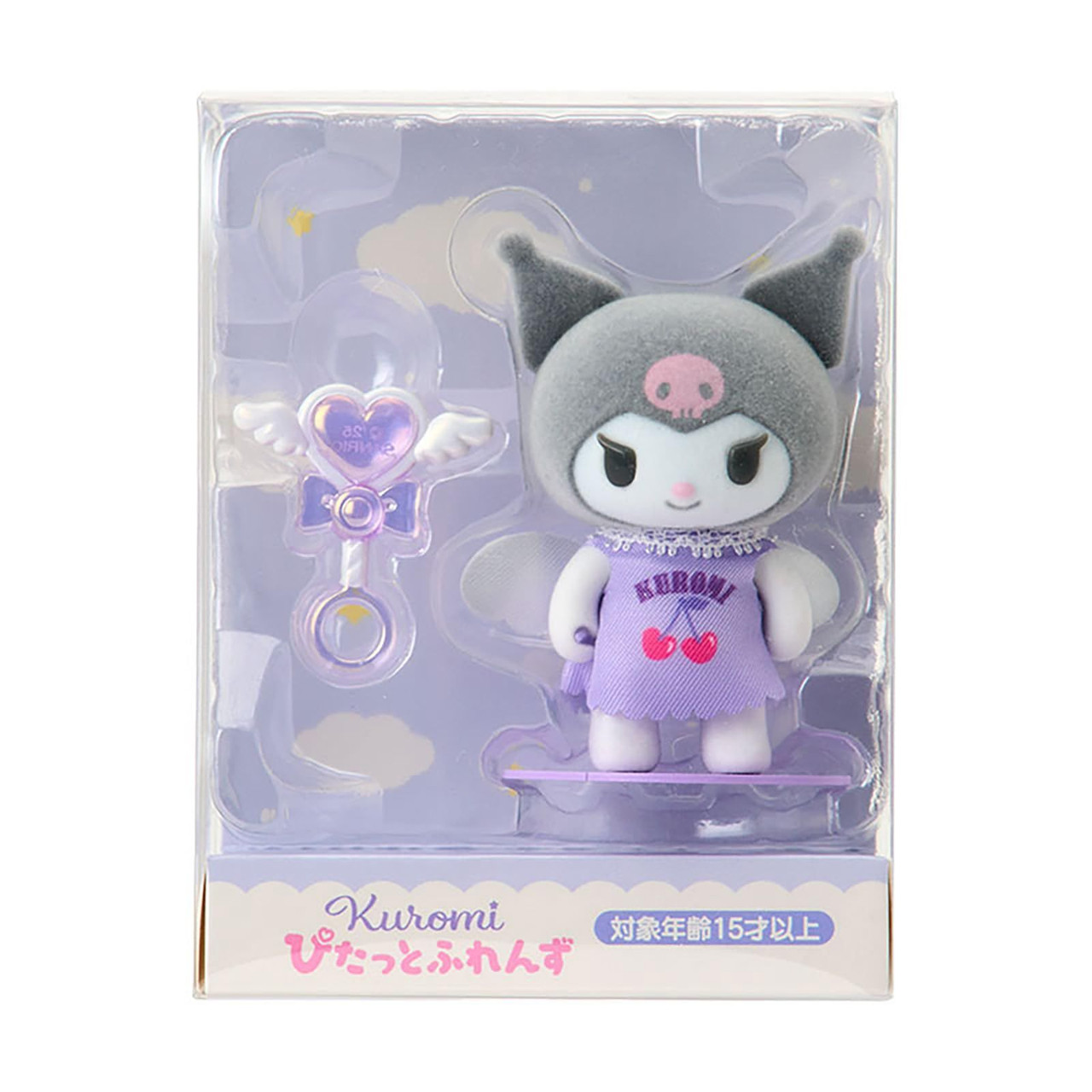 Sanrio|Pitatto Friends Mini Angel Flocked Doll|4.5×3×6cm approx.