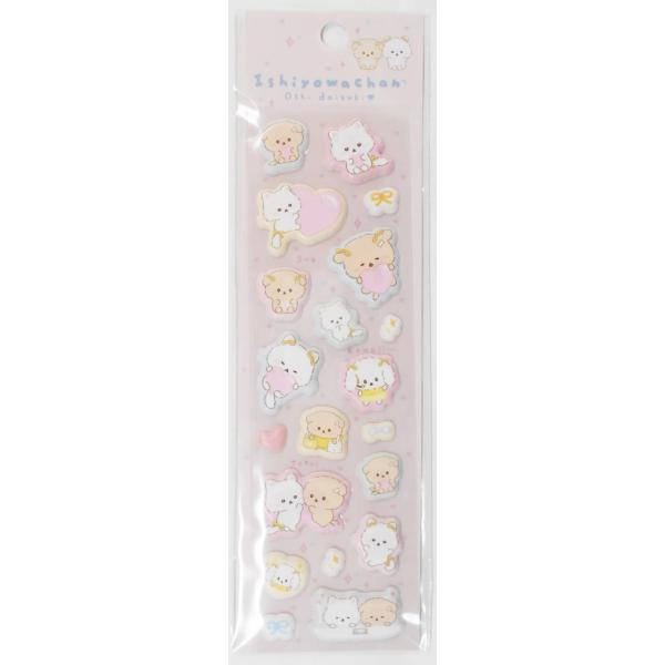 Sanx|Love My Favorite Idol Ishiyowa-chan Squishy Sticker|195×55mm approx.