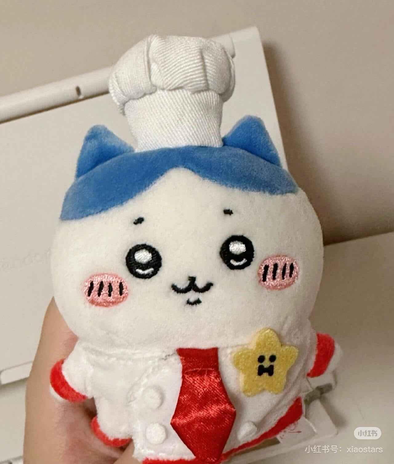 Chiikawa 吉伊卡哇|餐厅厨师毛绒玩偶挂件/包挂|约H120×W90×D50mm