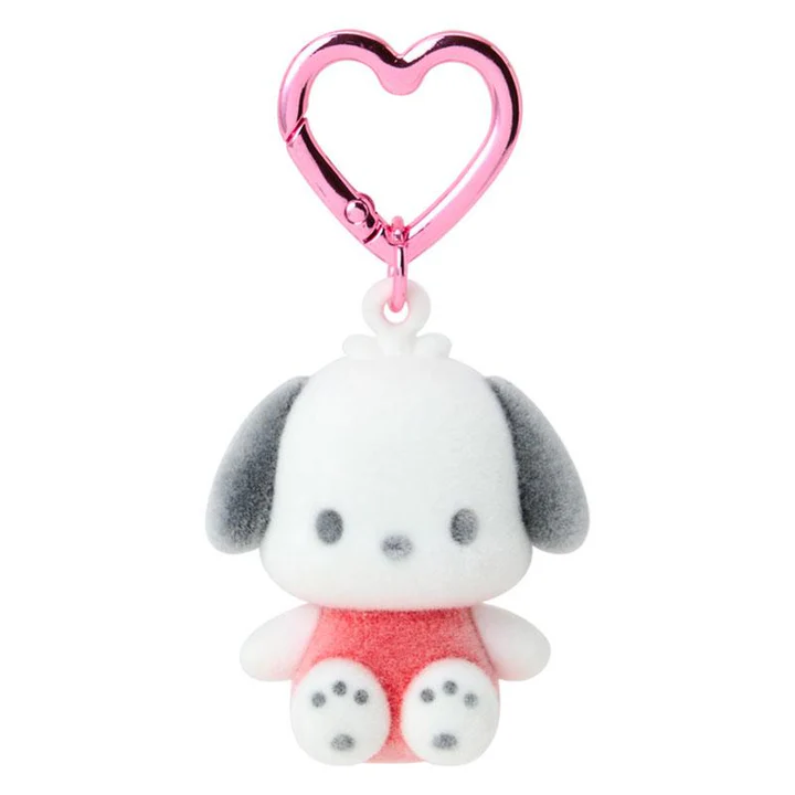 Sanrio|Mini Sanrio Celebrating Shop 55th Anniversary Flocked Mascot Holder Bag Charm|4.5×3.3×4.5cm approx.