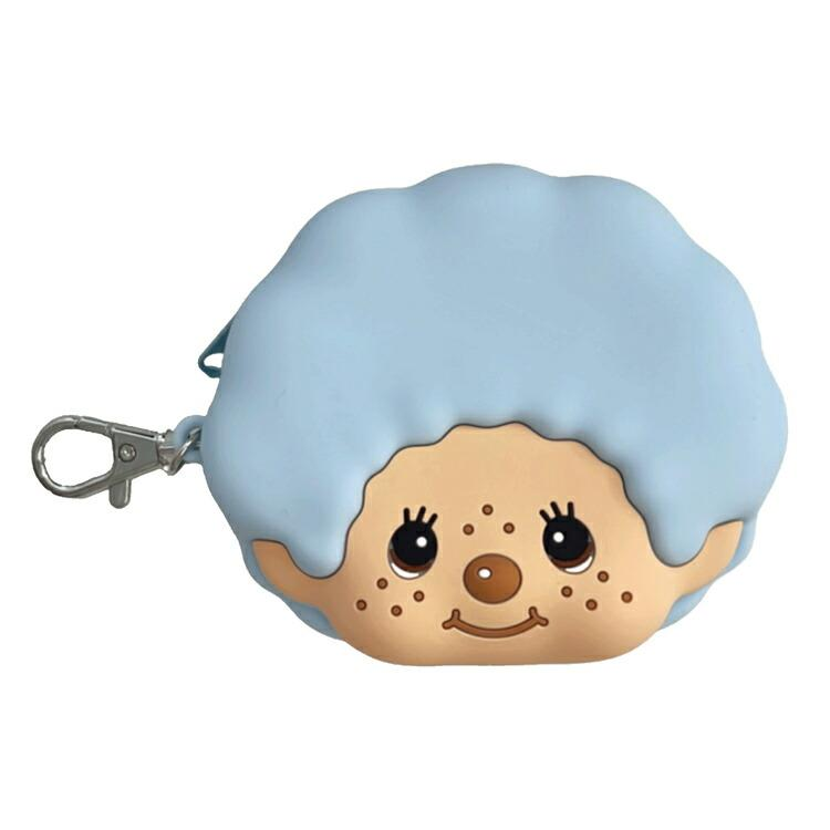 Monchhichi|Silicone Face Pouch|H8 x W9.5 x D3.8mm approx.