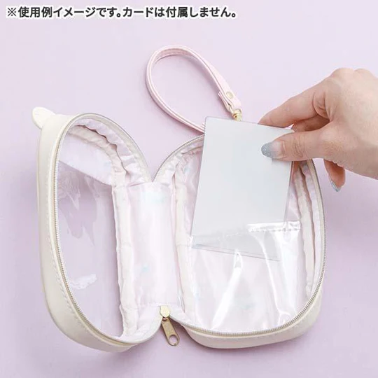 Rilakkuma轻松熊|Plush Carrier Pouch Sky Cotton Candy San-X熊头透明痛包/包挂|约H160×W95×D50mm