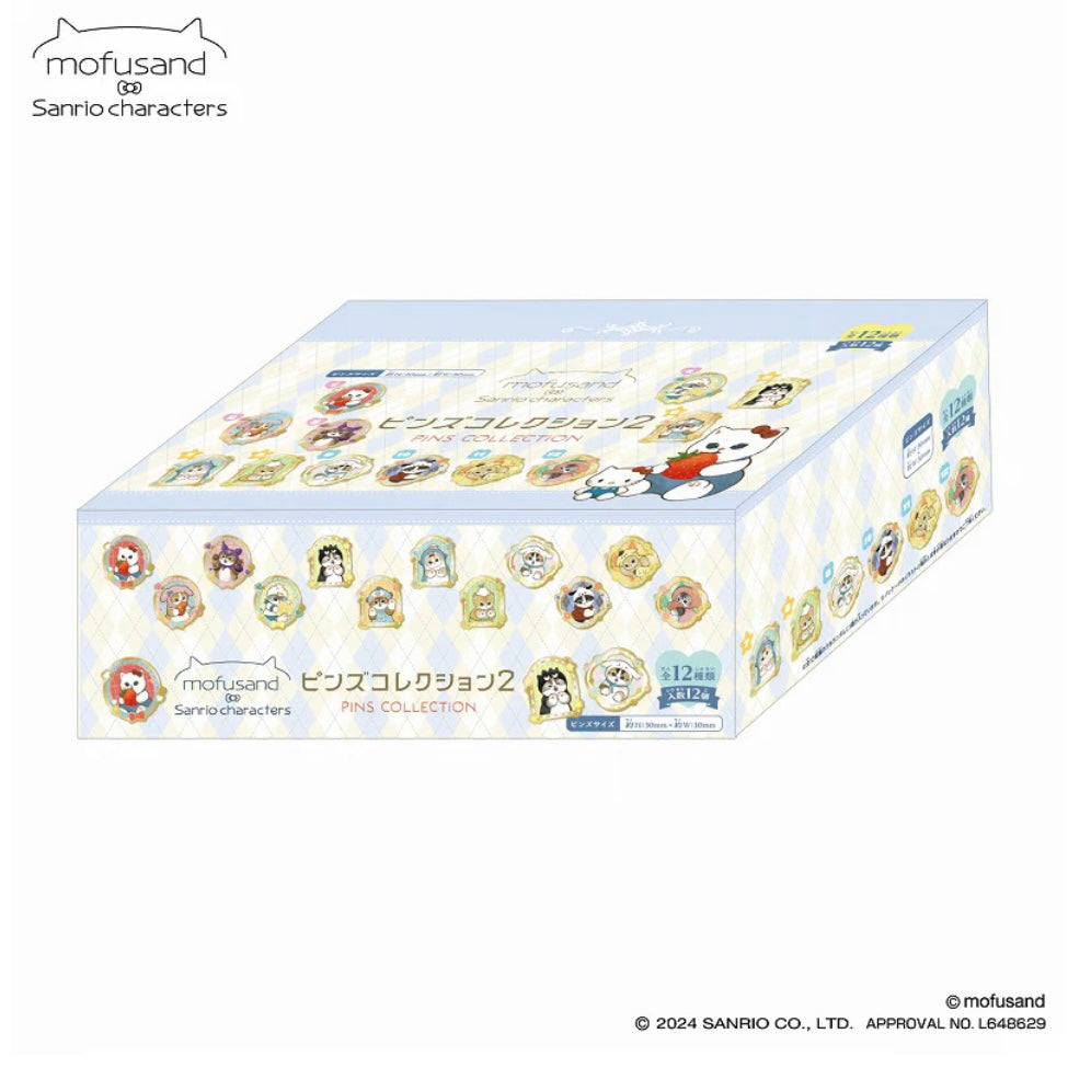 Mofusand|Sanrio Characters Pins Collection 2 blindbox/blindbag/All 12 types|1pcs