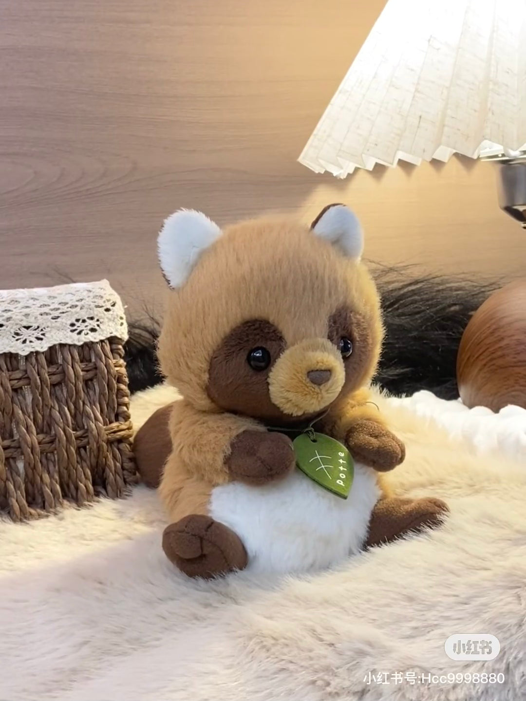 potte | Plush Dolls超柔软亲肤可爱动物毛绒玩偶/公仔|约13.0 x 10.0 x 16.0cm