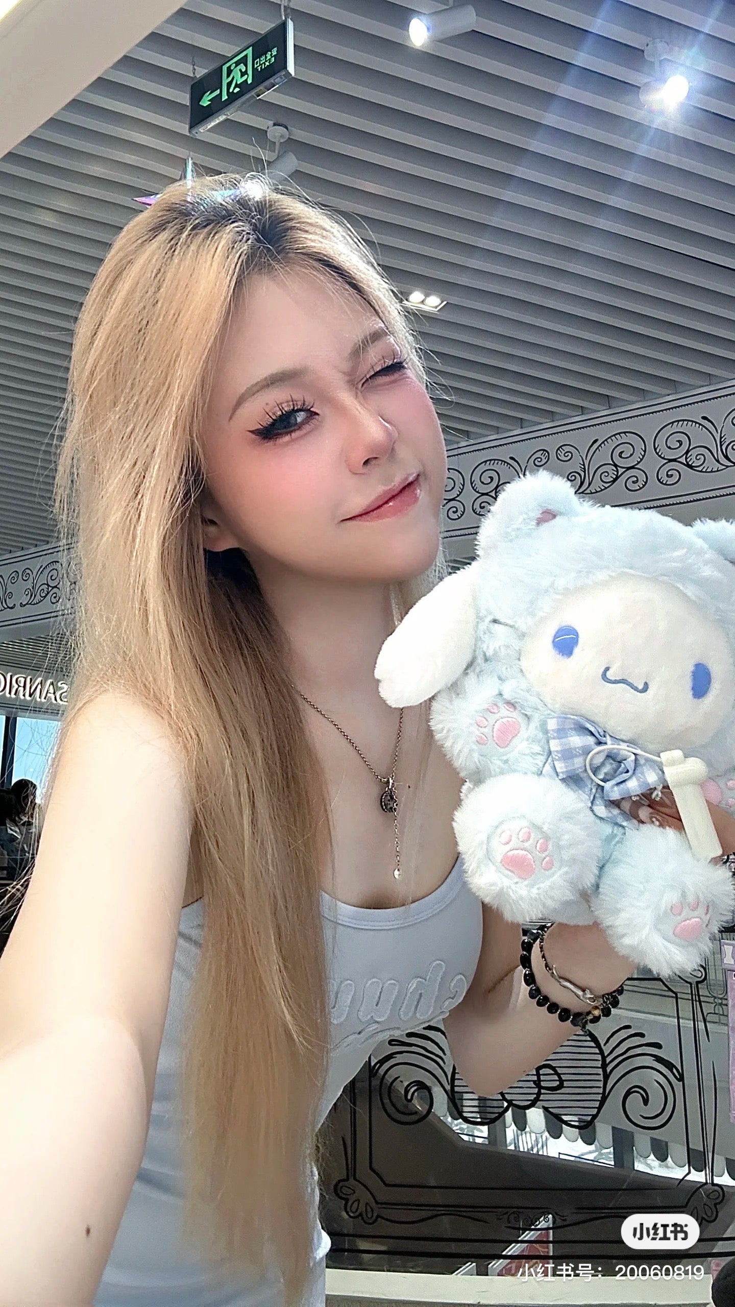 Sanrio|2024奶fufu的限定肉球猫咪系列玩偶/公仔/肉垫垫/粉爪爪/如拿铁系列一样好摸|约17 x 17 x 9cm