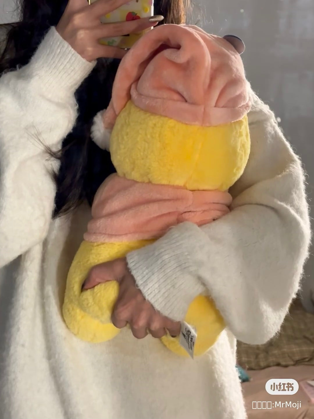 Disney SH|winnie the pooh居家维尼/晚安睡帽噗噗大玩偶