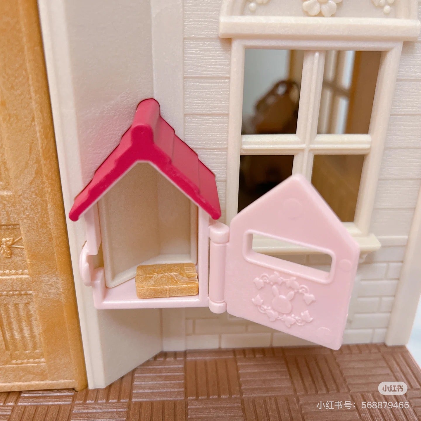 SylvanianFamilies森贝儿家族|Red Roof Cosy Cottage Starter Home-Chocolate Rabbit巧克力兔站宝+甜梦小屋/别墅套组5567