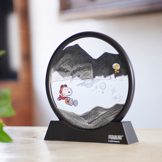 Snoopy史努比|PEANUTS Snoopy PN Sand Picture Astronauts|H7.4 x W7 x D1.5