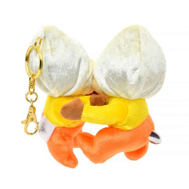 Disney迪士尼| Fluffy Plush Keychain - Chip & Dale / Halloween Frightened Scream万圣节限定害怕尖叫奇奇蒂蒂挂件1对/包挂|约16.5×14.5×8cm