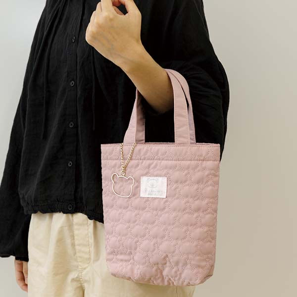 Rilakkuma轻松熊|晚安睡梦系列托特包/镂空熊头拉链|約230×230×80mm