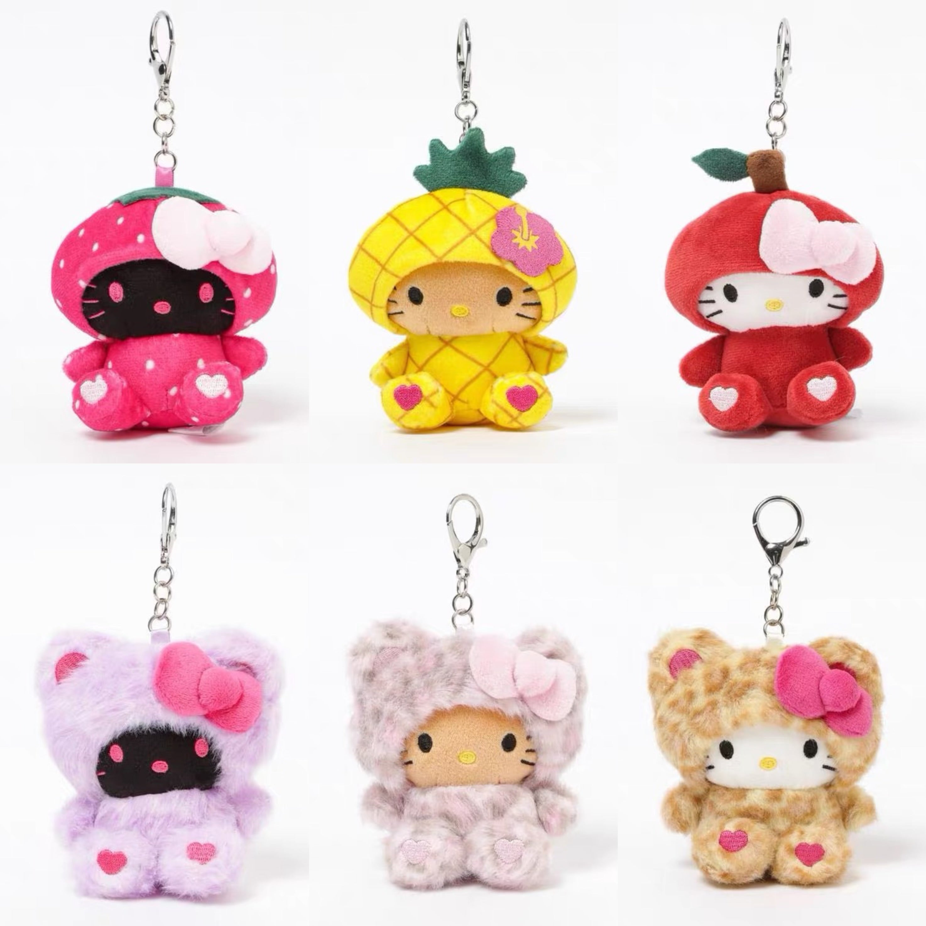 limit 1】Hello Kitty｜GLOBAL WORK Mascot Holder /Plush Keychain