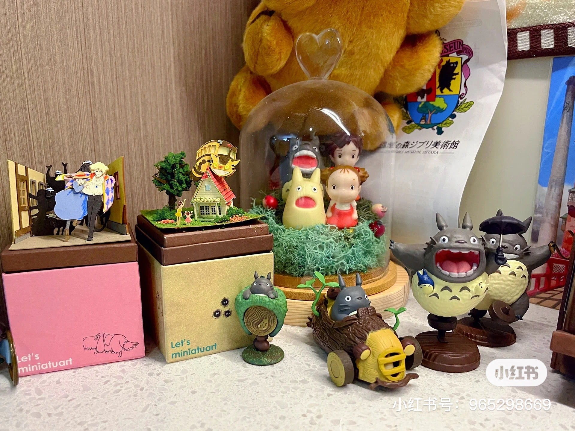 My neighbor totoro|吉卜力宫崎骏龙猫回力车/手办摆件|約88x65x55mm