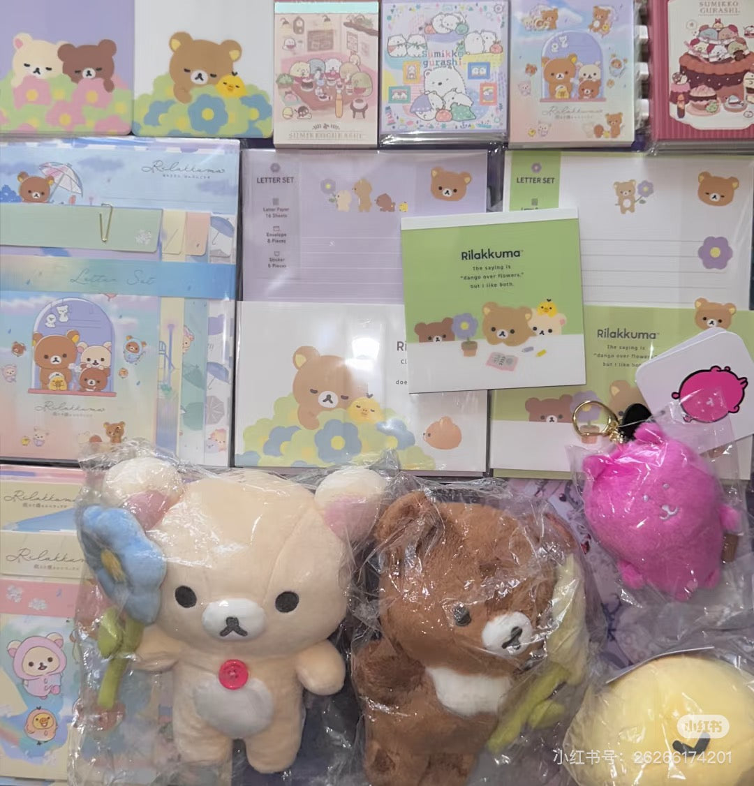 Rilakkuma|Flower Kiiroitori & Rilakkuma Memo |135×80mm approx.