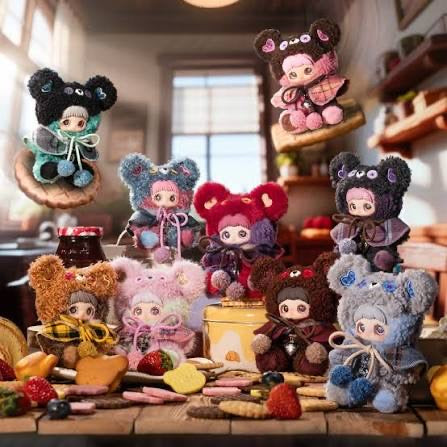 MayMei Tiny Bear Cookie Series Vinyl Plush Doll Blind Box