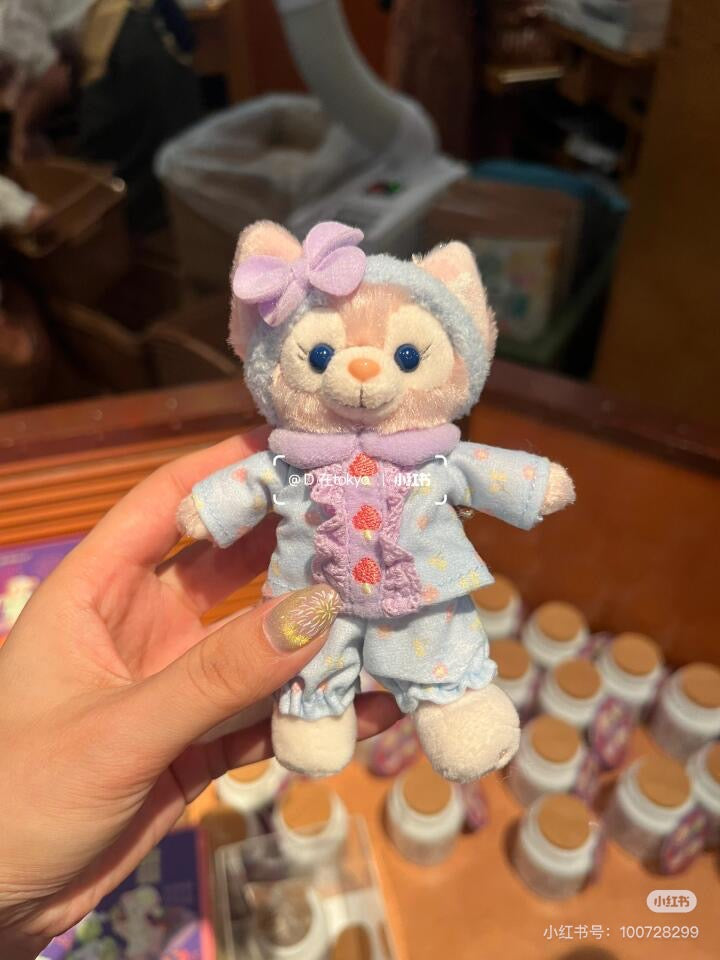 Disney迪士尼|2024东迪秋日睡衣派对系列/Duffy和朋友们站姿毛绒徽章挂件/包挂