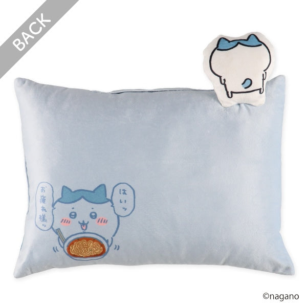 Chiikawa 吉伊卡哇|治愈系可爱抱枕/脸从左上角露出来的设计/配有手柄随身携带|约宽 39 x 深 28 x 高长 9 cm