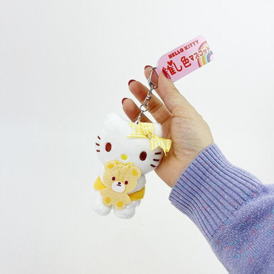 Hello kitty凯蒂猫|彩虹色hellokitty毛绒挂件|约6.5×5×9.5cm