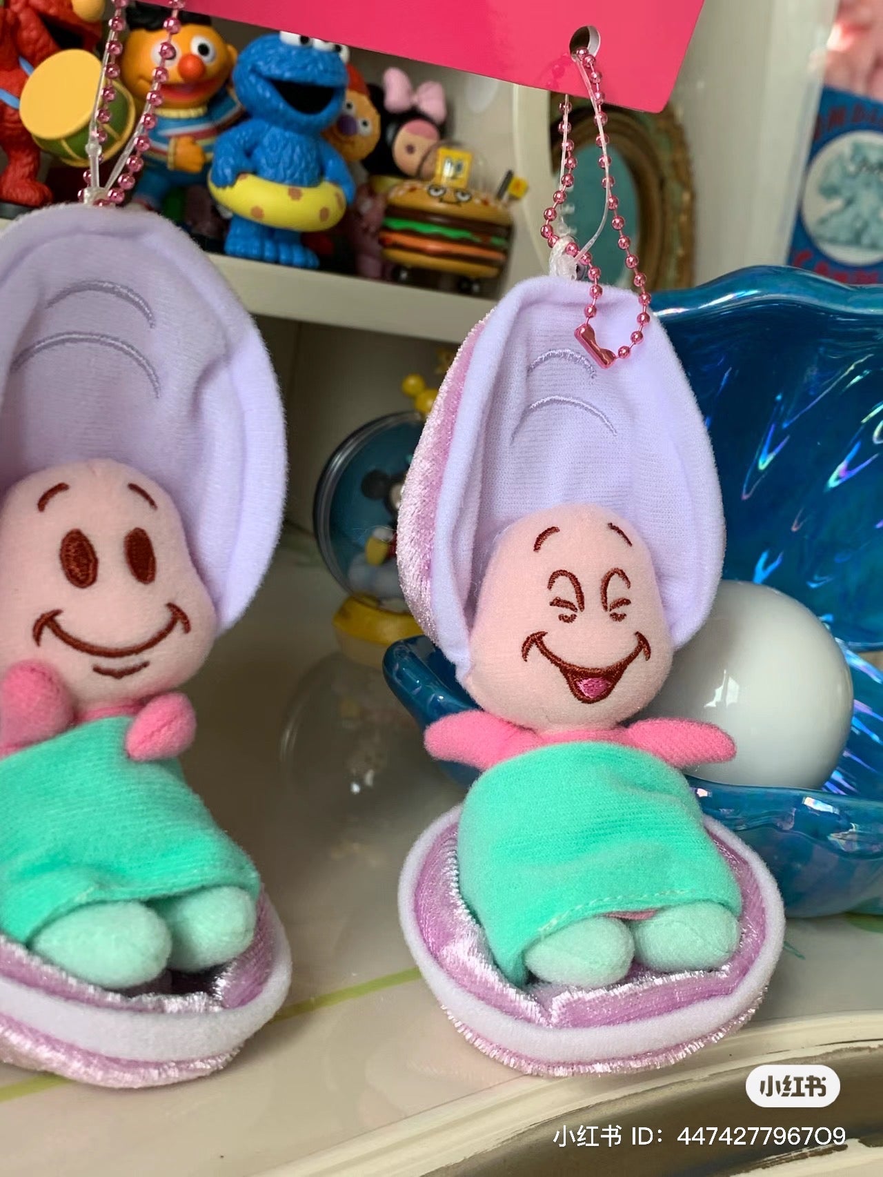 Disney|牡蛎宝宝爱丽丝梦游仙境限定3只不同表情套组玩偶挂件