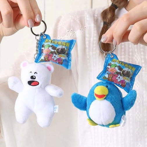 たべっ子水族館|动物饼干系列限定挂件/动物饼干模型可以捏捏|约6cm×7.5cm×9.5cm