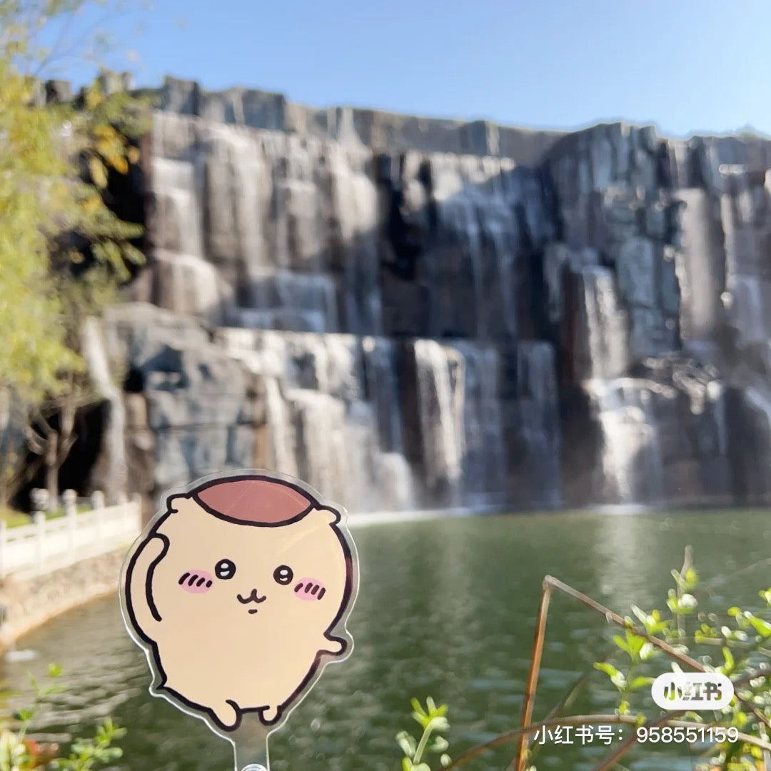 Chiikawa 吉伊卡哇|可爱角色自拍棒|約H115×W77×D7mm