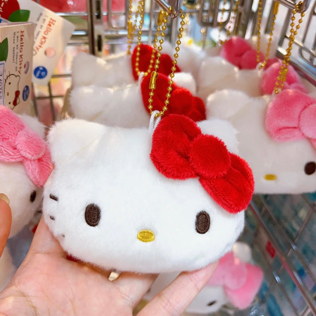 Hello kitty凯蒂猫|致敬复古系列70‘s造型小零钱包挂件/包挂|約80×100×40mm