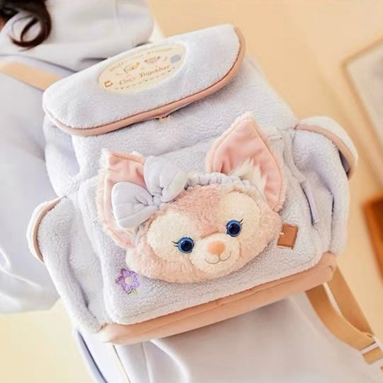 Disney SH|懒懒系列Linabell玲娜贝儿可爱大头书包/双肩包/超美的蓝