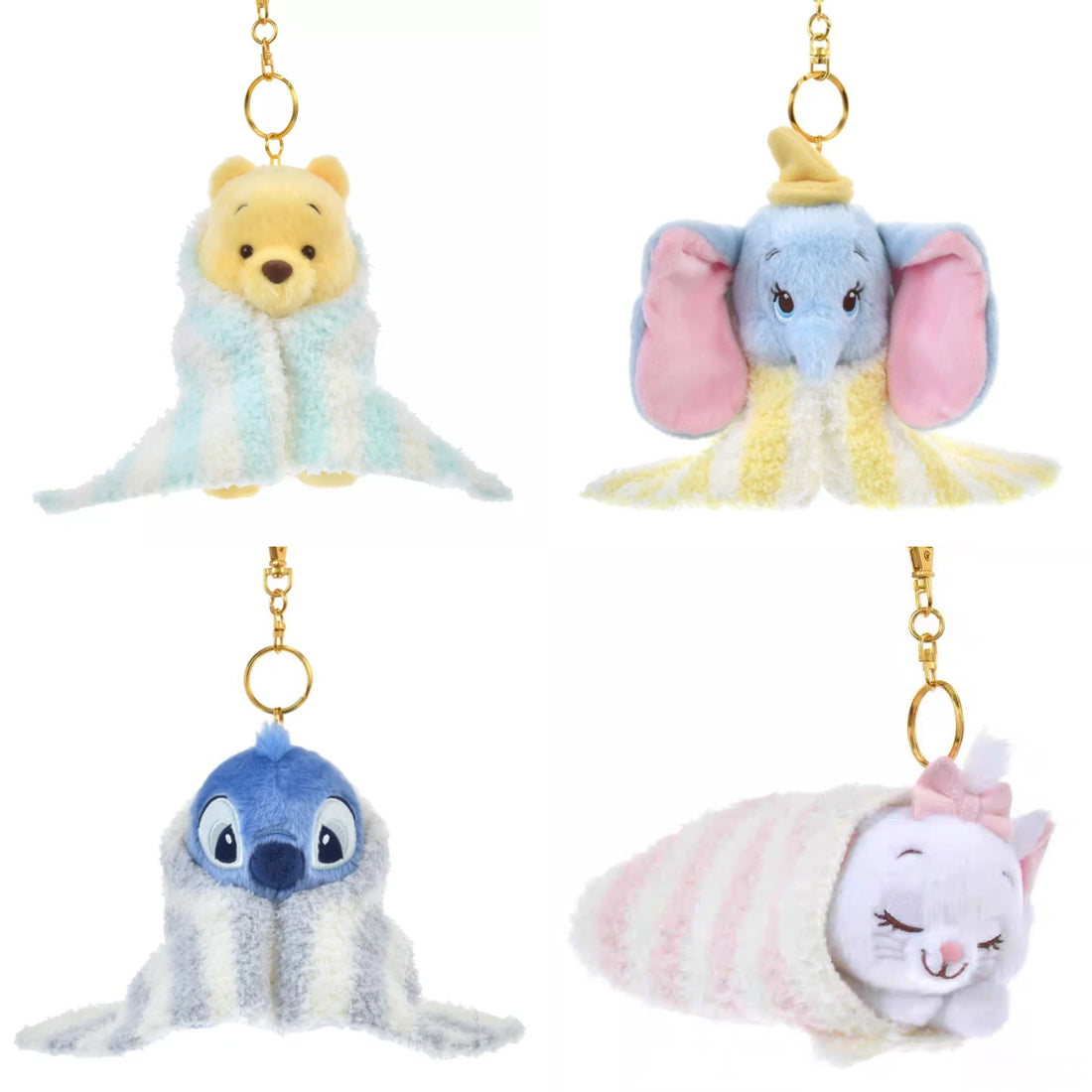Disney|Soonfall Swaddled Fluffy Blanket Mascot Holder /Plush Keychain|19×11×11cm approx.