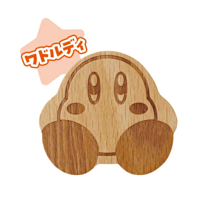 Kirby|可爱角色木质墙面装饰挂钩/可爱家居|约9 x 7 x 5cm