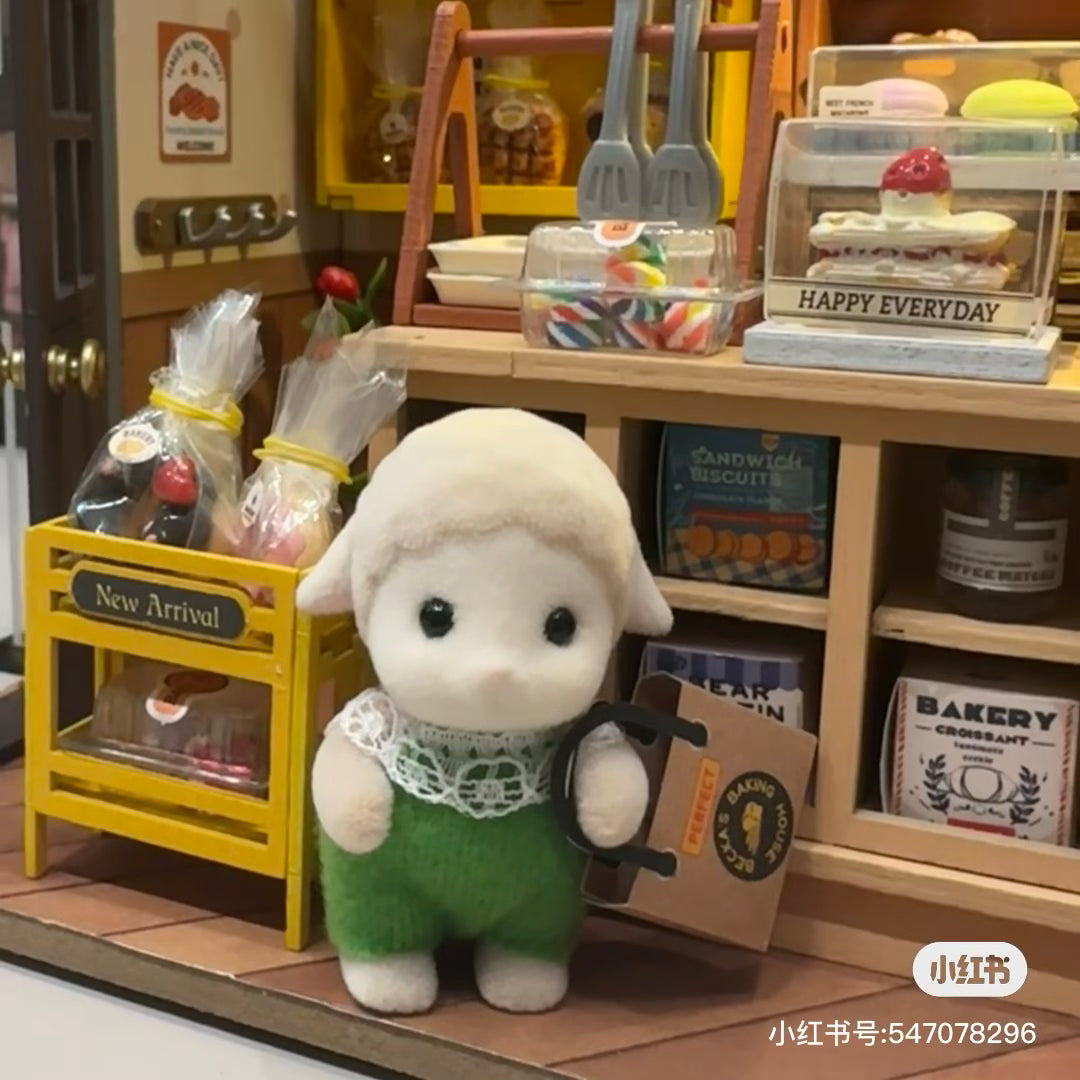 SylvanianFamilies|Sheep Baby Doll "Emma Dale"