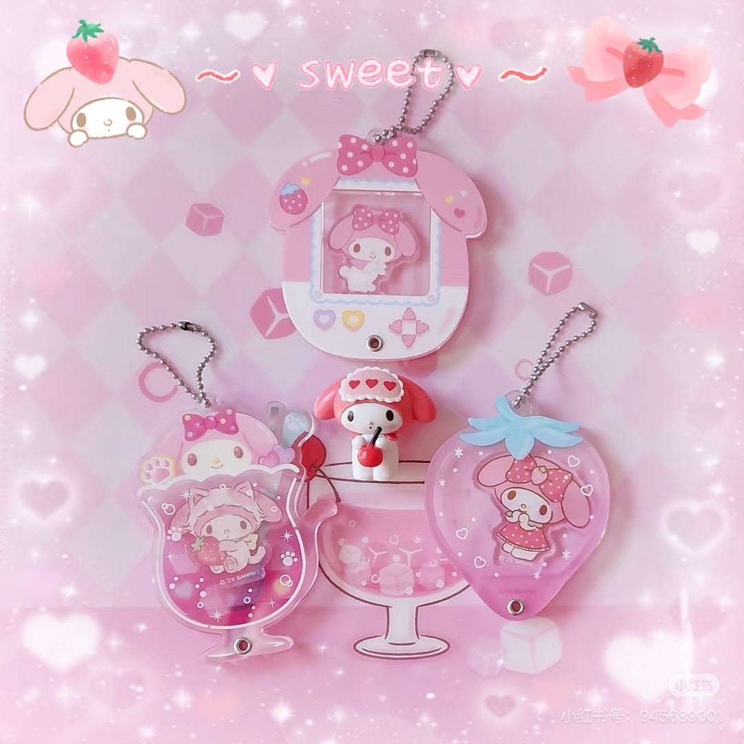Sanrio|Cat Soda Acrylic Charm mystery bag/blind box/All 8 types|1pcs