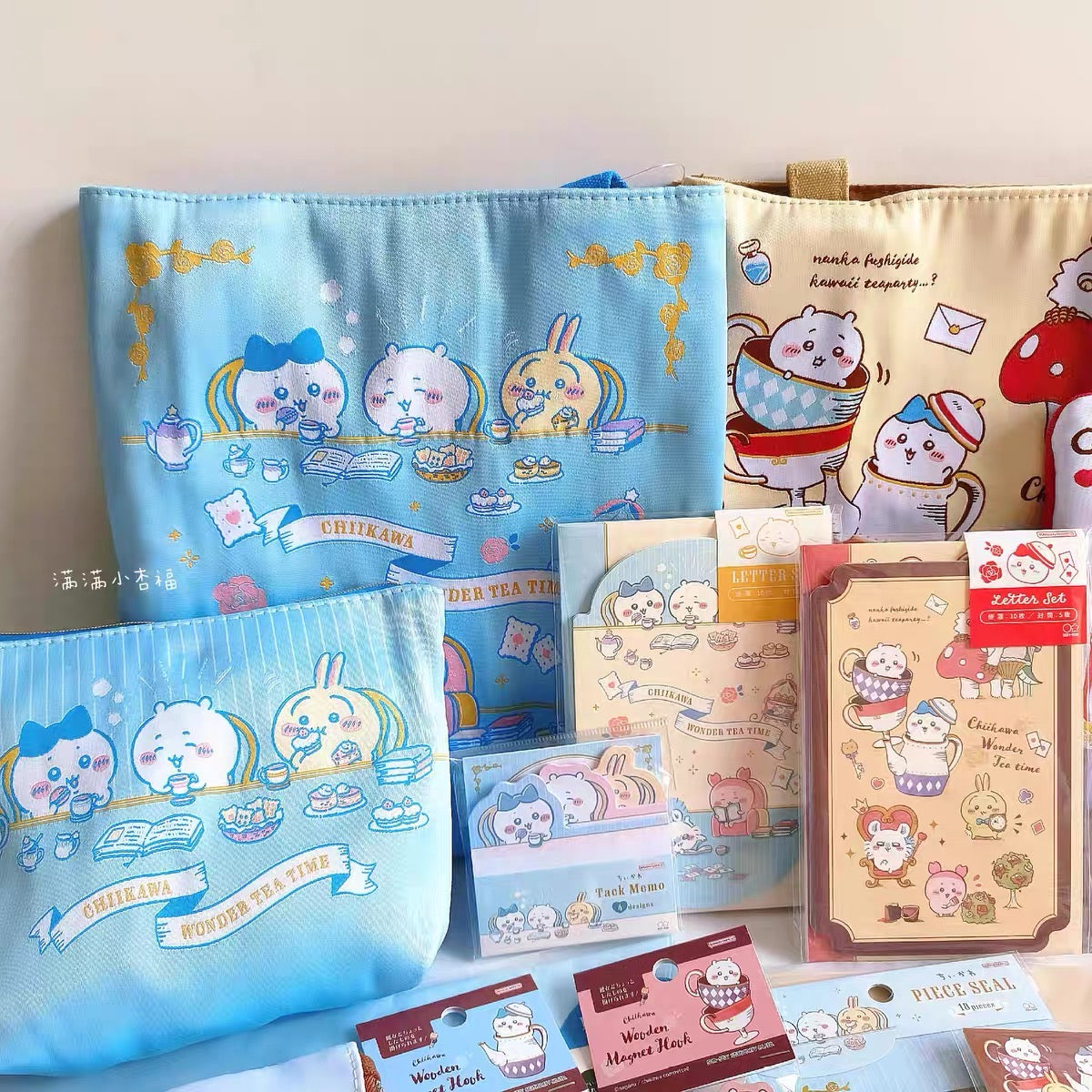Chiikawa 吉伊卡哇|Wonder tea time爱丽丝梦游仙境下午茶系列信封信纸套装|约H147 x W97 x D3mm